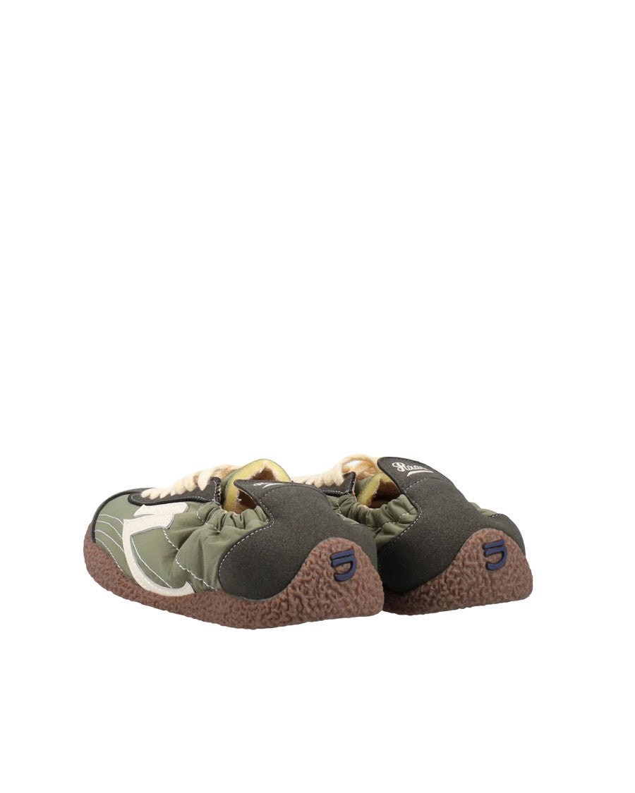 Puraai Forest Puraai 9.01 Corsa Suede Low-Top Sneakers
