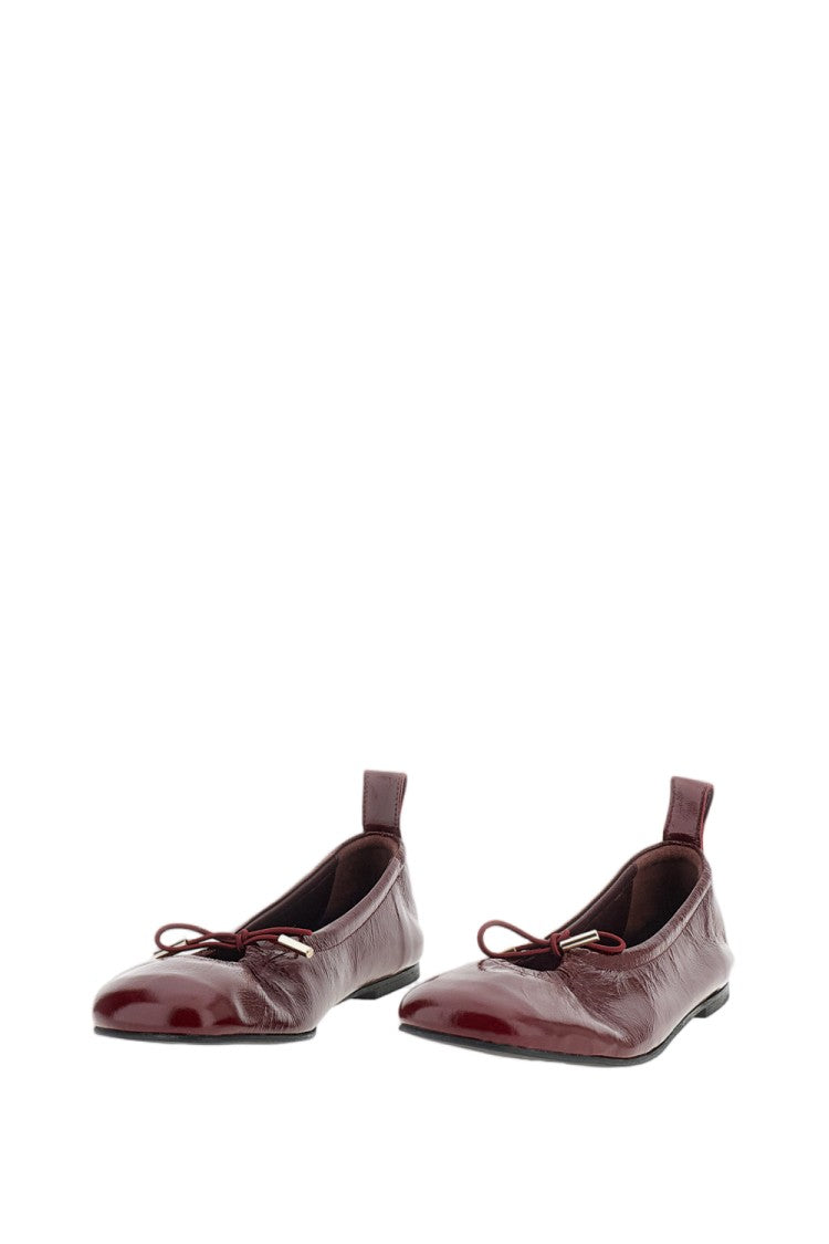 Alohas Burgundy Rosalind Patent Leather Mary Jane Flats