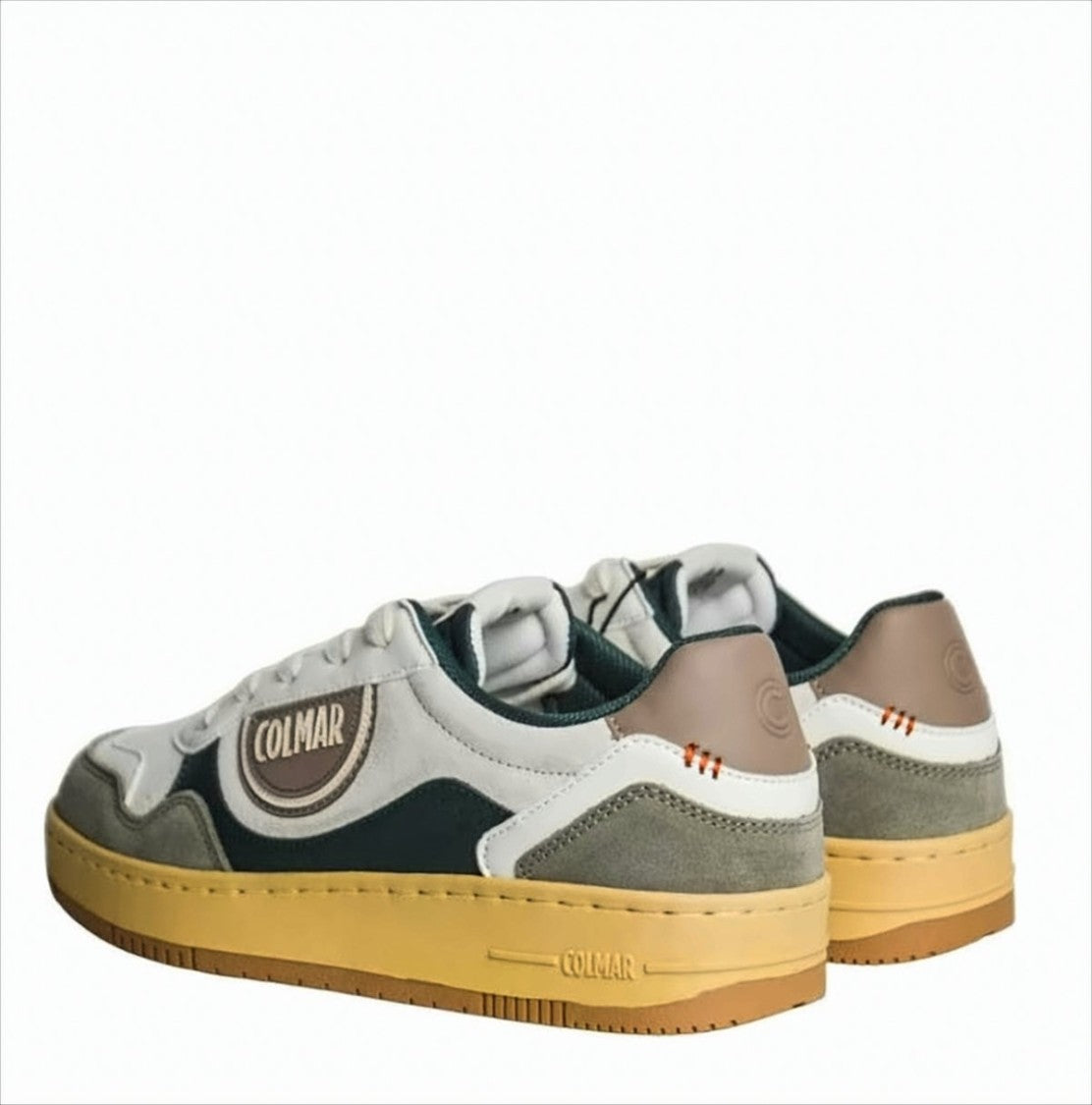 Colmar Originals Leather And Suede Sneakers With Vintage-Effect Sole