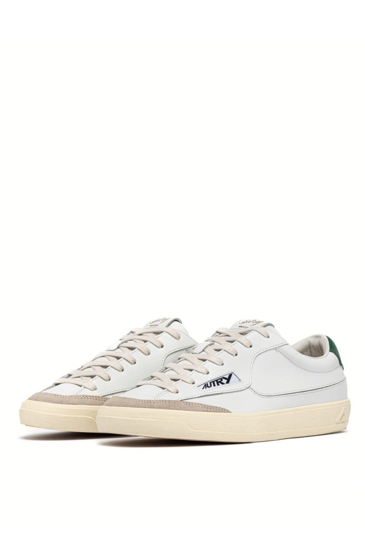 Autry Green Windscape Suede Leather Sneakers