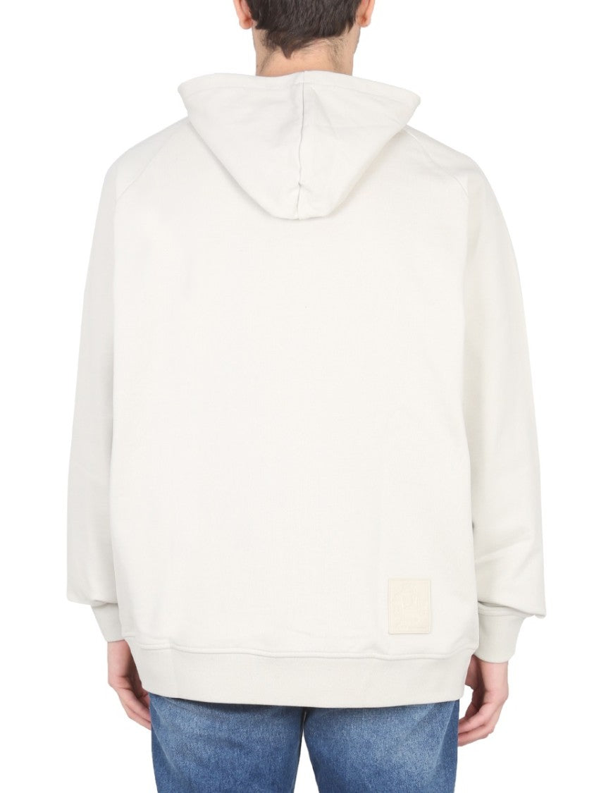 Bally Curling Buttoned Hood Sweatshirt