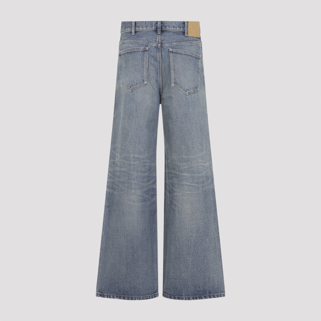 Celine Flared Mid-Waist Jeans With 5-Pocket Design