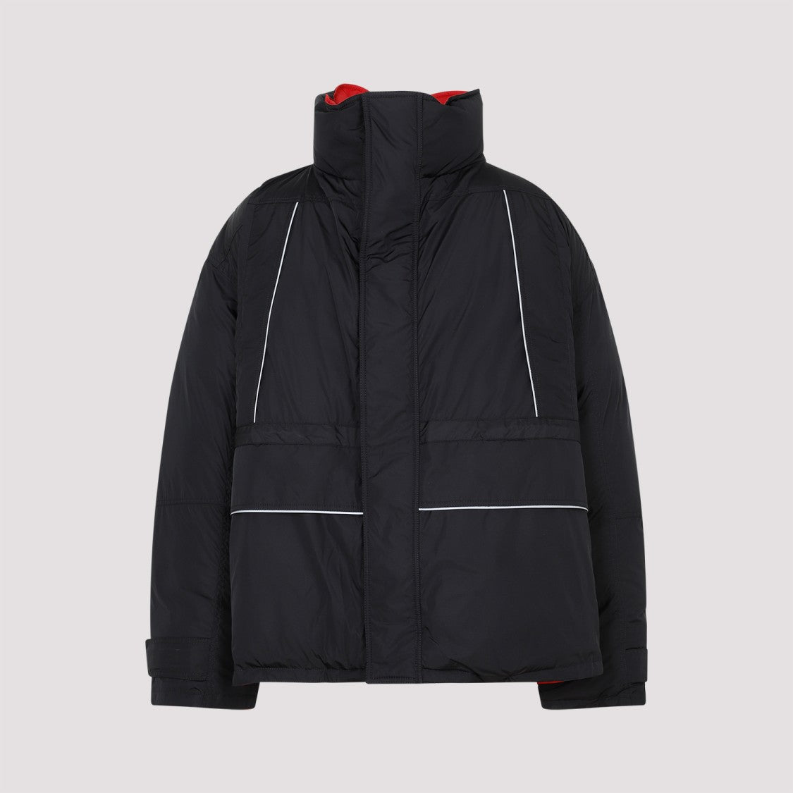 Balenciaga Black Wrap Parka