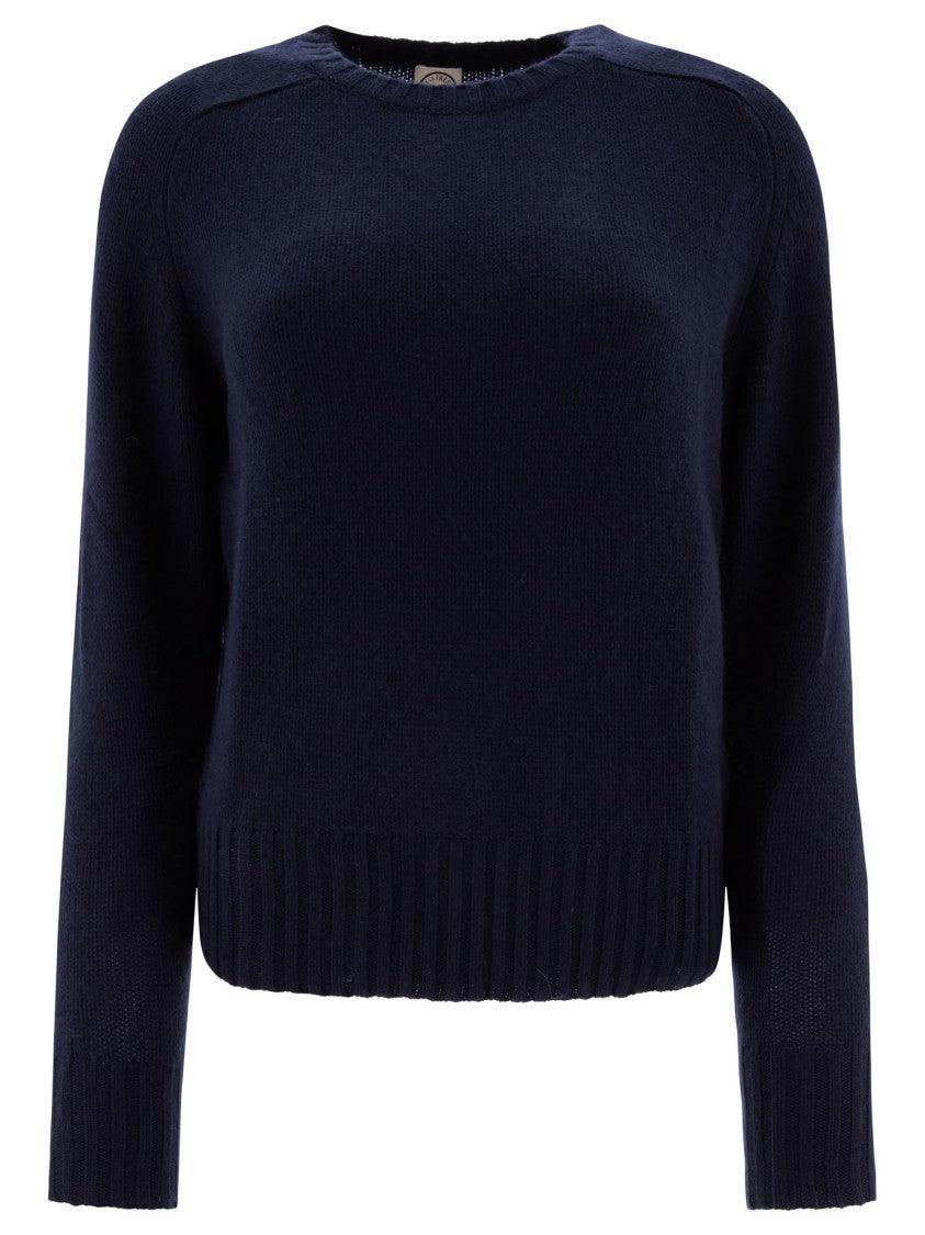 Ines De La Fressange Raglan Sleeve Wool-Cashmere Blend Sweater