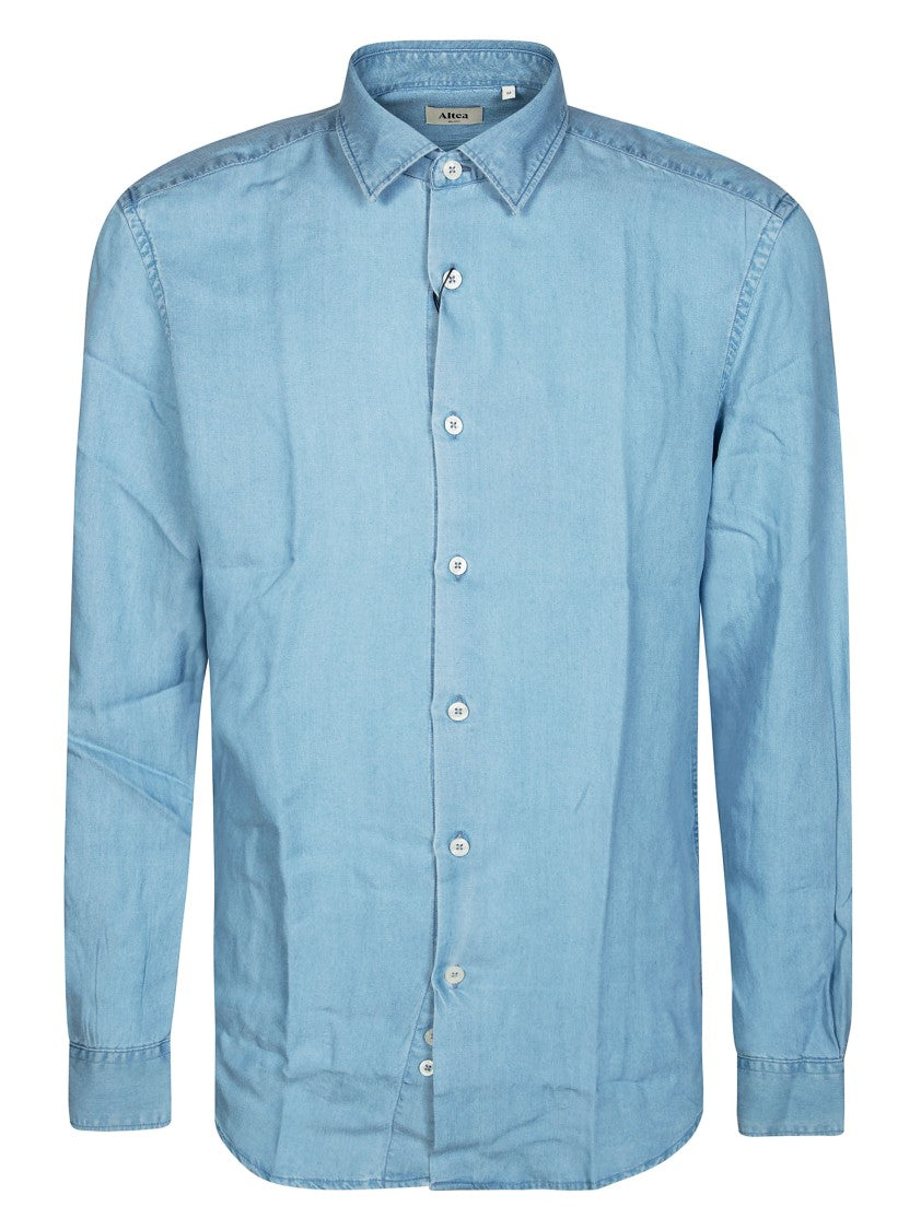 Altea Scott Lyocell Minimalist Casual Shirt