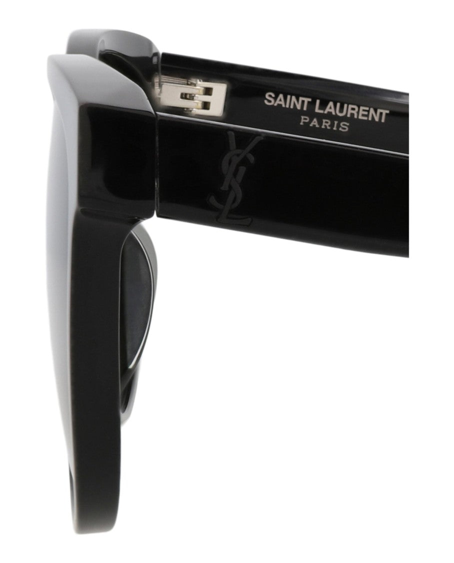Saint Laurent Round-Frame Acetate Sunglasses