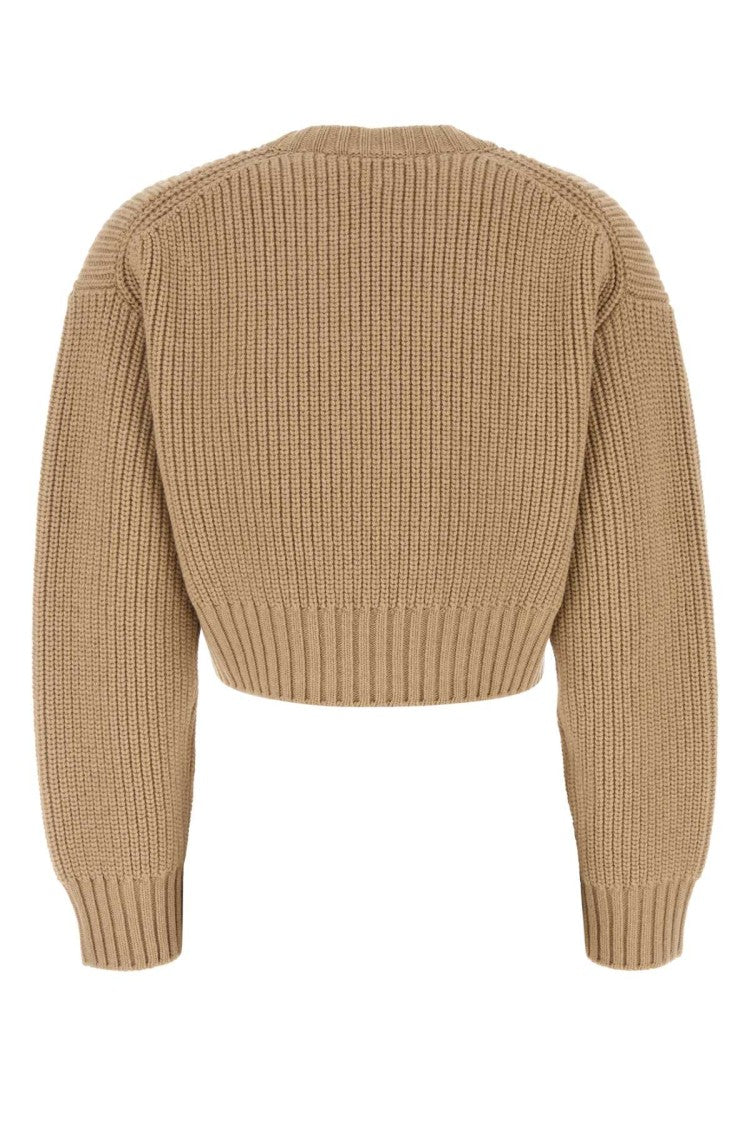 Bottega Veneta Camel Wool Blend Sweater