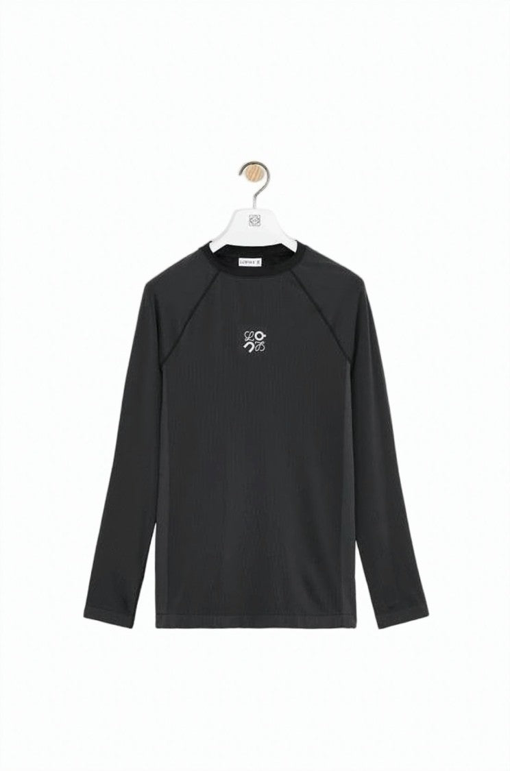 Loewe Long-Sleeve Fitted Tee With Design