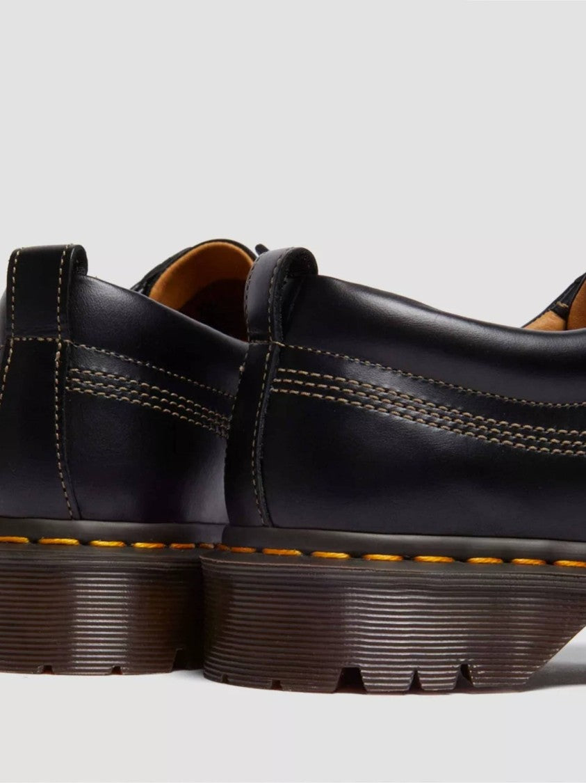 Dr. Martens Black Lowell Contrast Stitch Shoes
