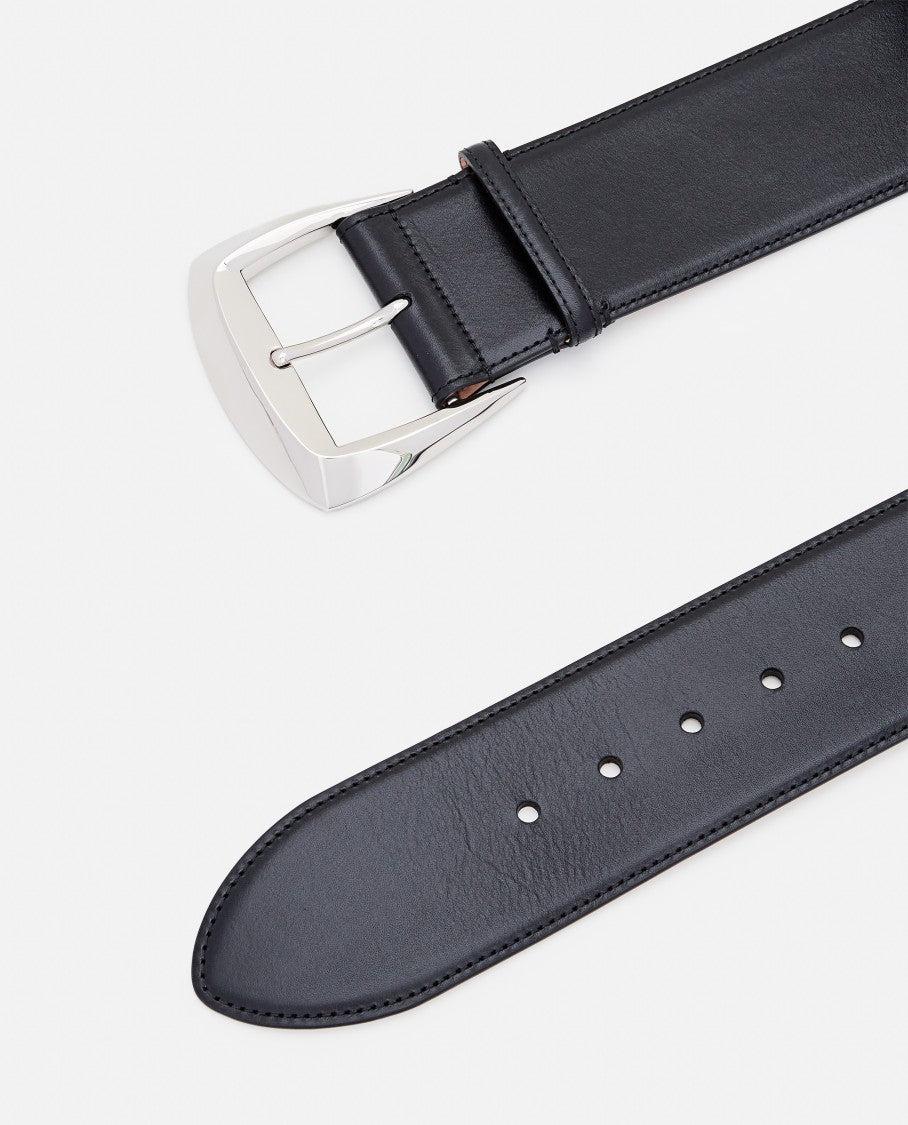 Alexander Mcqueen Leather Belt With Buckle