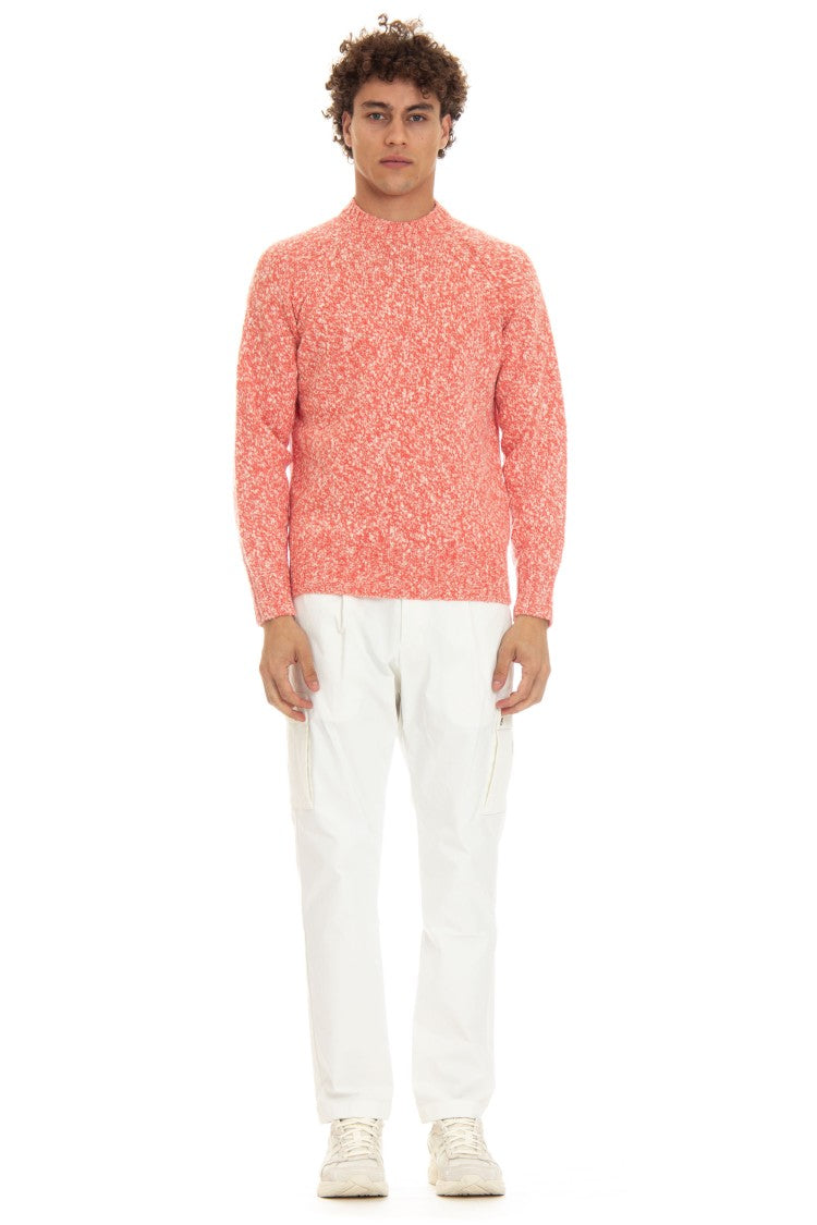 Drumohr Moulinè Wool Crewneck Sweater