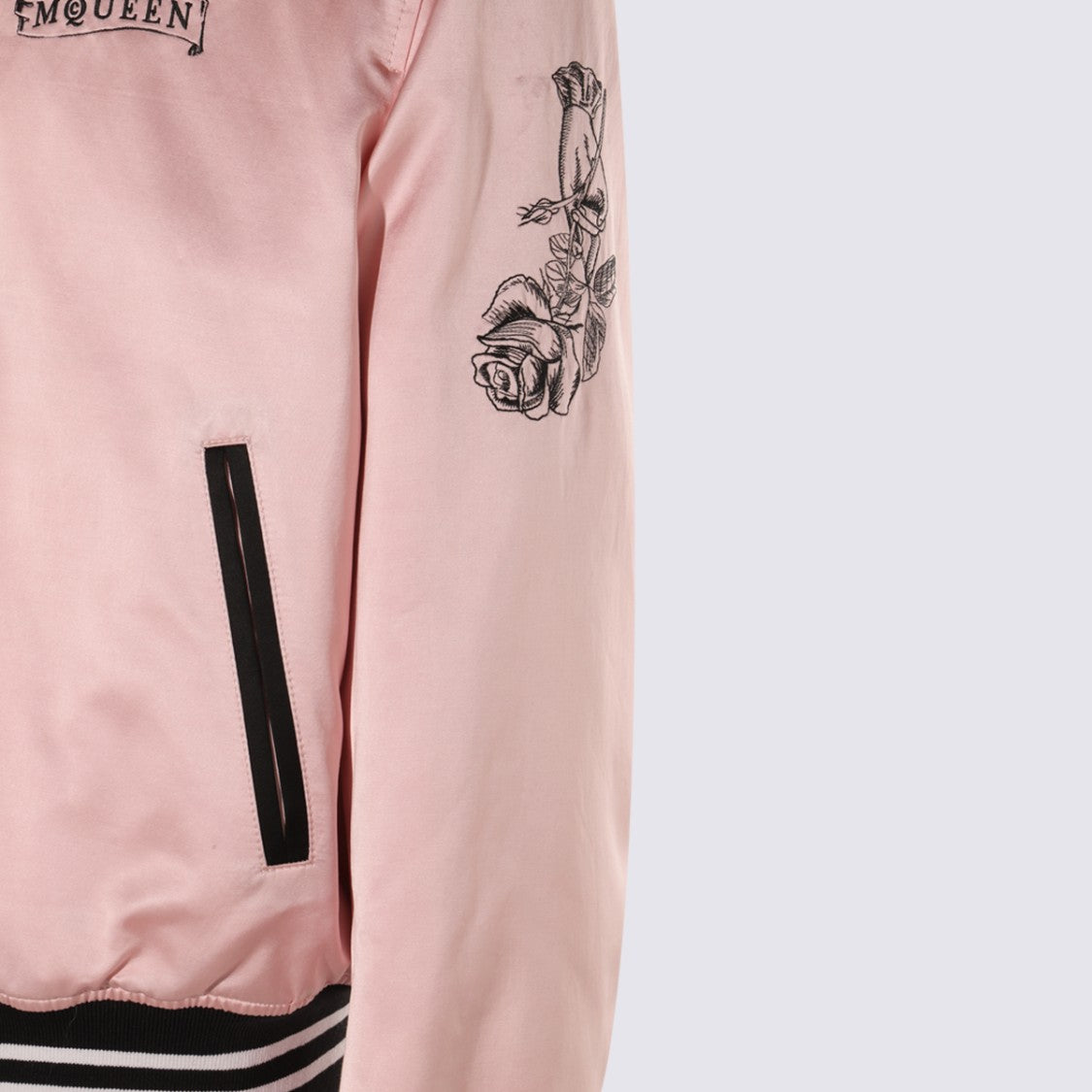 Alexander Mcqueen Pink Cotton Jacket