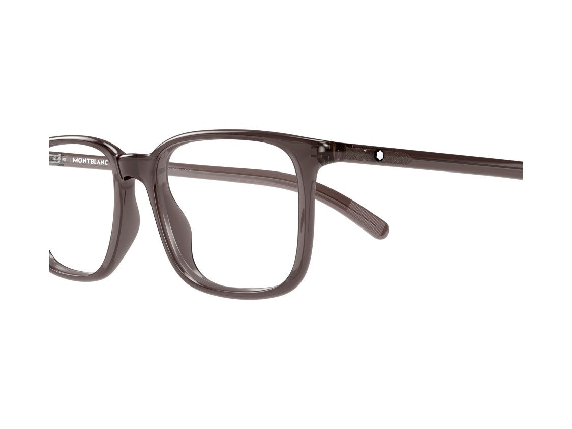 Montblanc Mb0328o Translucent Acetate Square Frame Eyeglasses
