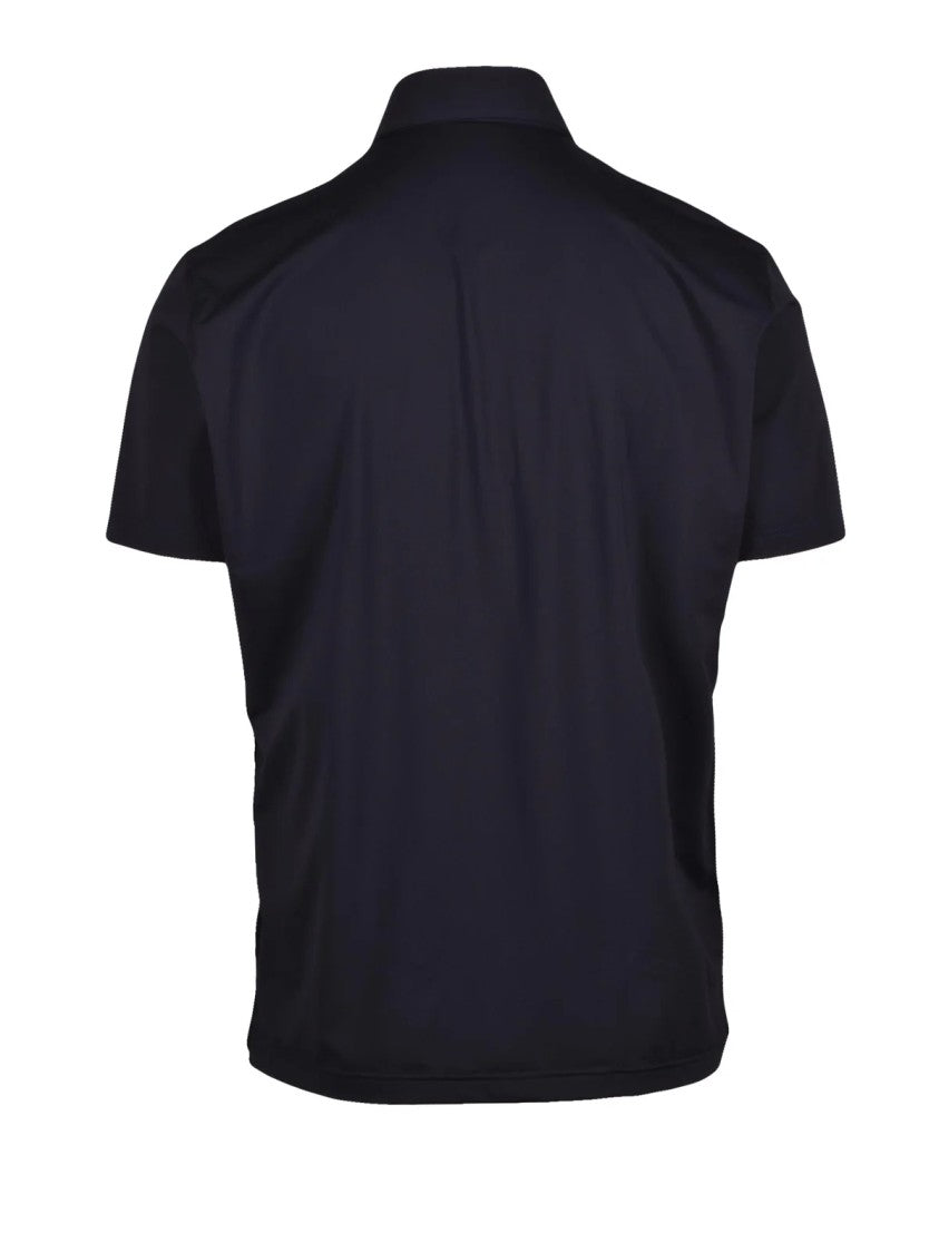 Ghirardelli Next Black Polyamide-Blend Snug-Fit Polo Shirt