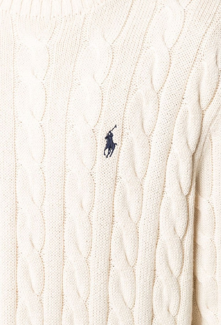 Polo Ralph Lauren Classic Cable Knit Long Sleeve Sweater