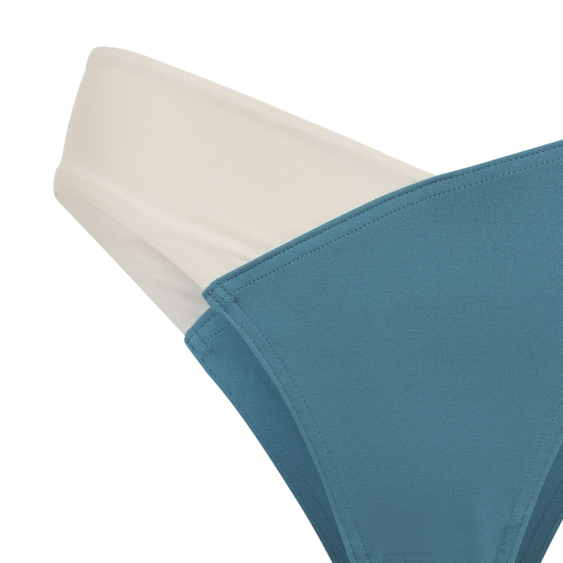 Eres Dual-Tone Blue Bikini Bottom With High-Cut Silhouette