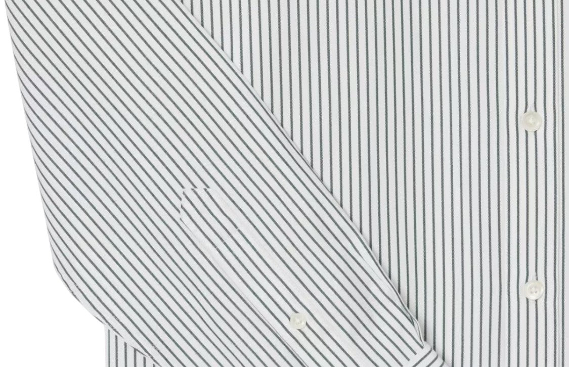 Lacoste Pinstriped Cotton Shirt With Mother-Of-Pearl Buttons