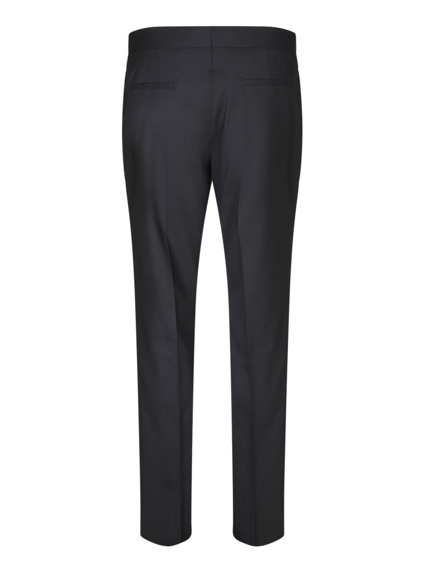 Lardini Black Wool Trousers