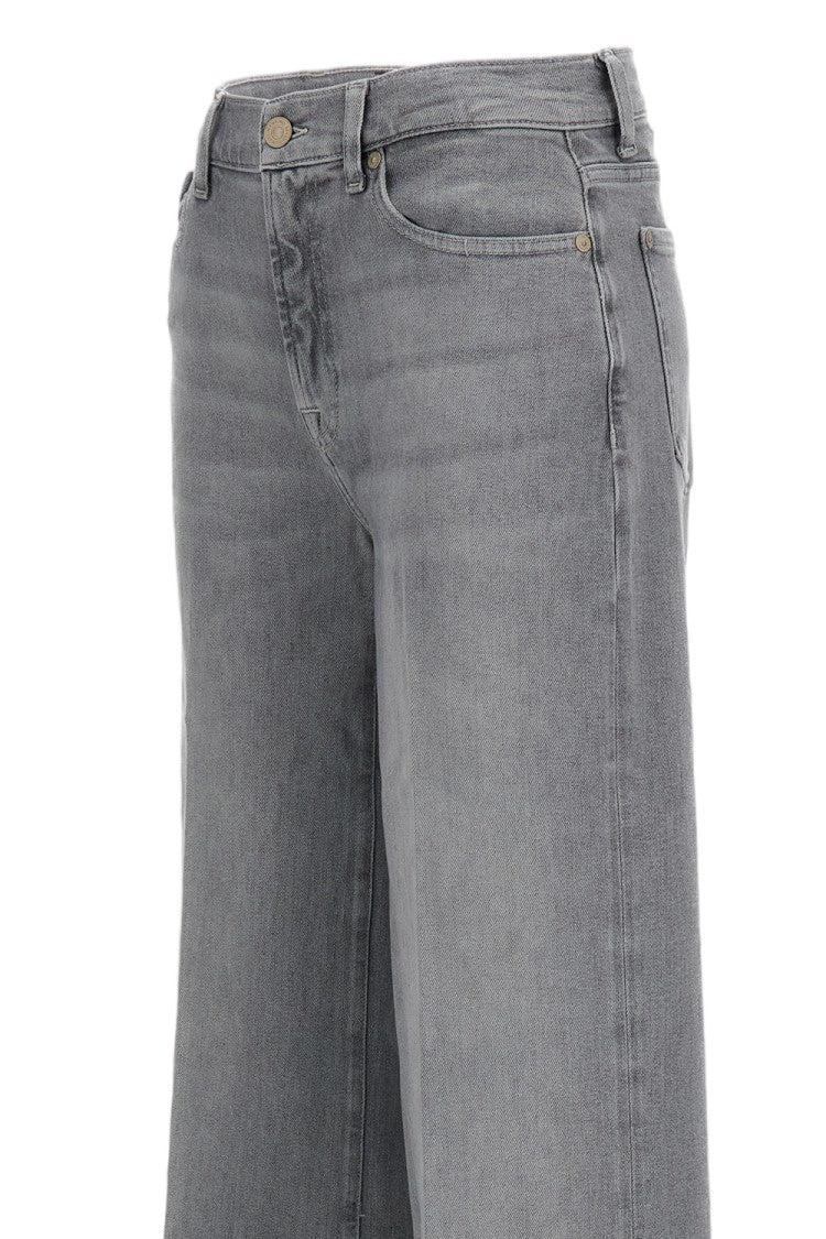 7 For All Mankind Washed Gray Lotta Luxe Vintage Jeans