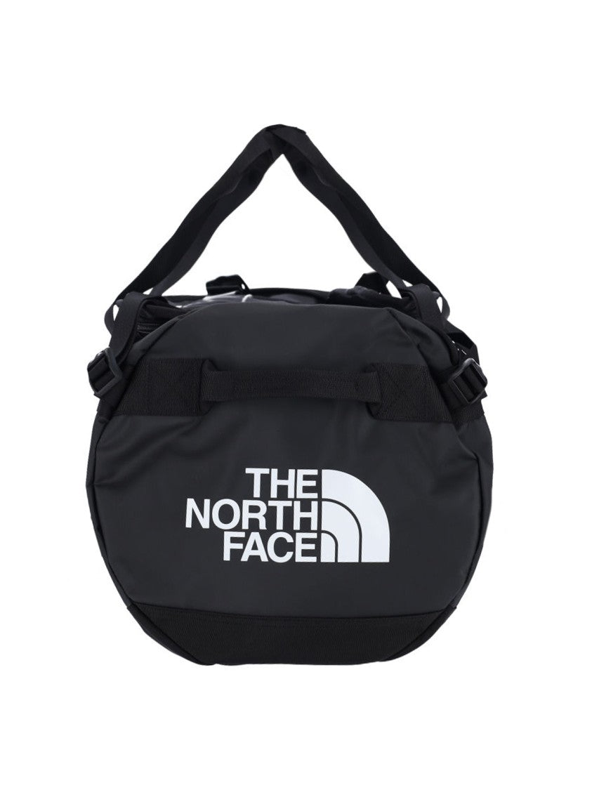 The North Face Rectangular Black Duffle Bag With Adjustable Straps