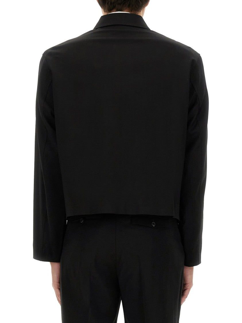 Our Legacy Virgin Wool Cropped Zip Jacket