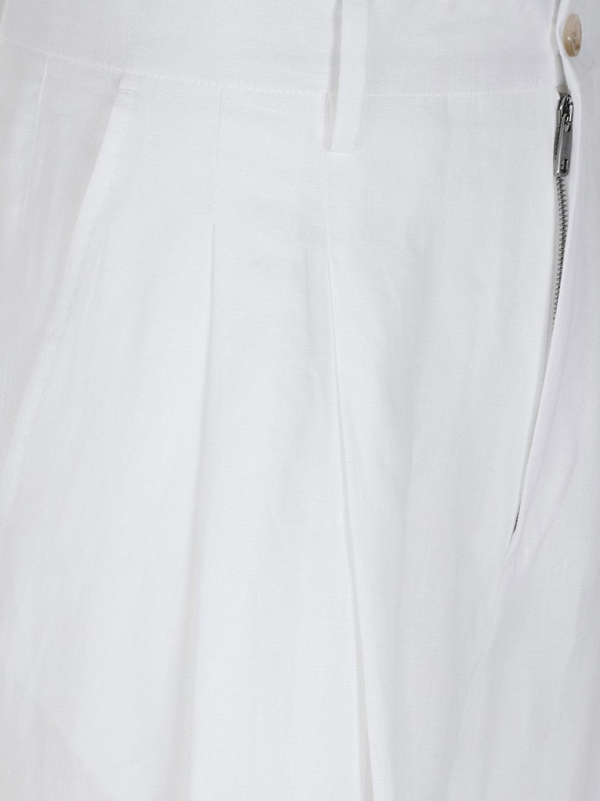 Dolce & Gabbana High-Waisted Tailored Trousers With Pleated Front