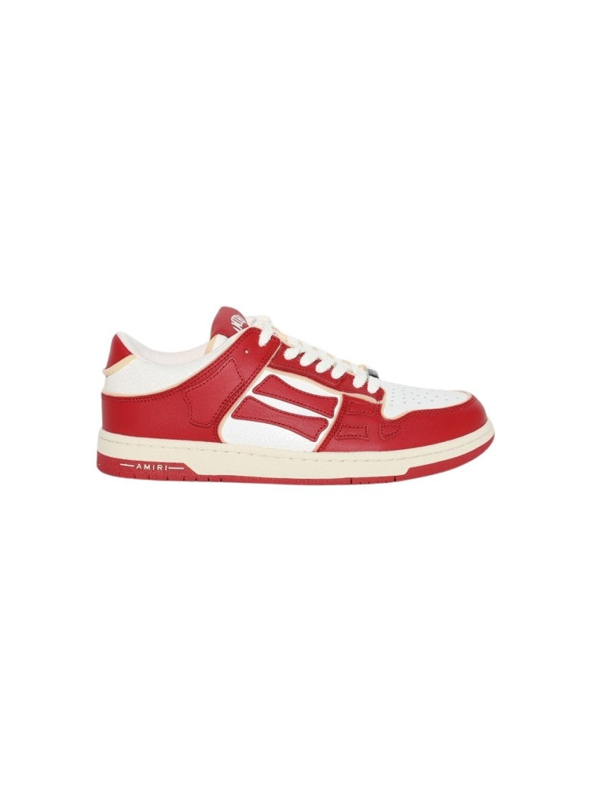 Amiri Collegiate Skel Top Low Sneaker Red White