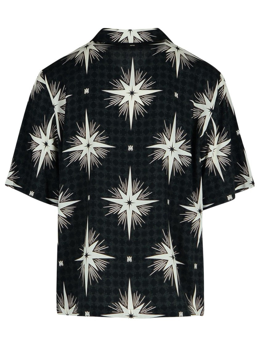 Amiri Starbus' Black Viscose Shirt