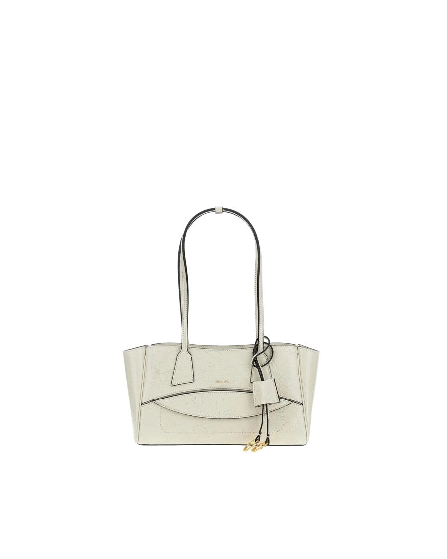 Hidesins Shopper S Structured Calf Leather Gold Accents Tote Bag