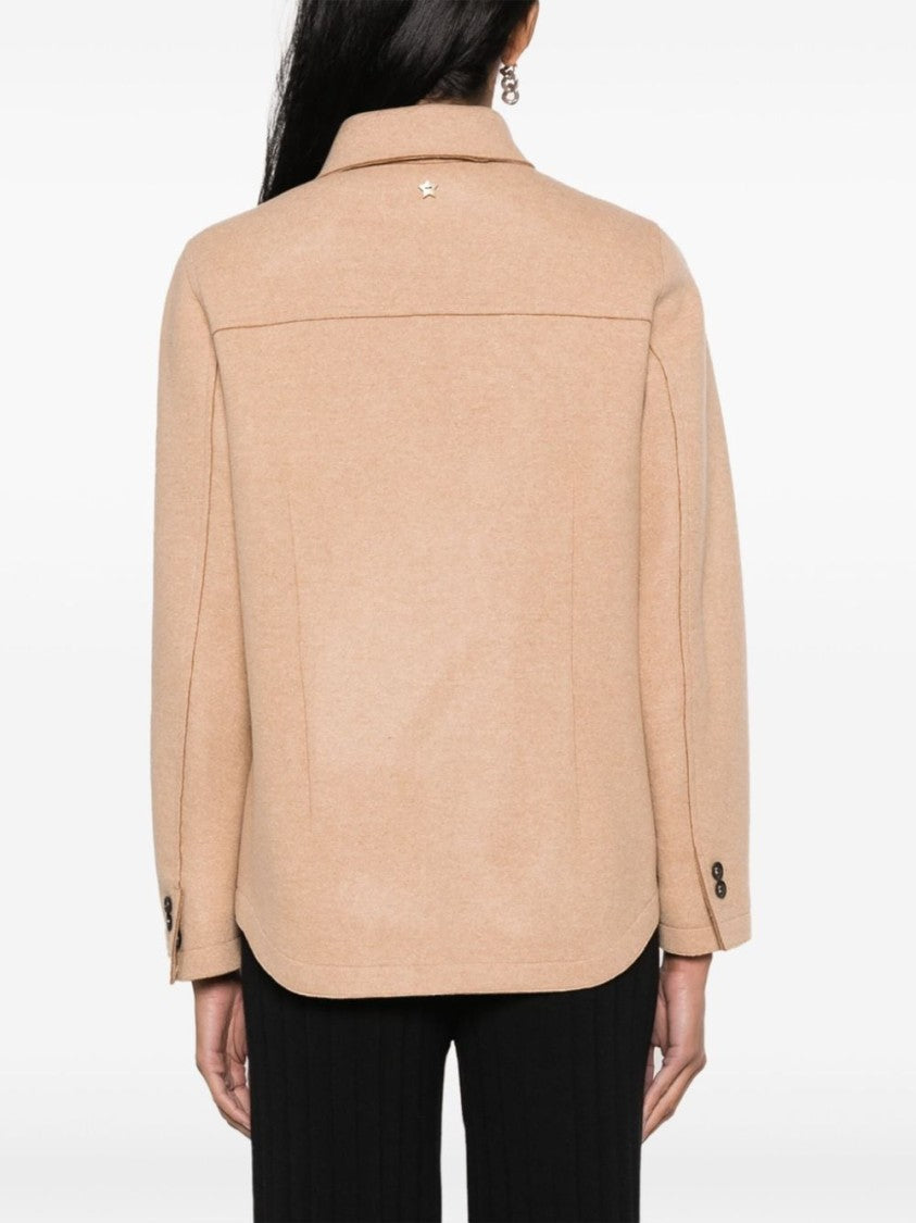 Lorena Antoniazzi Single-Breasted Wool-Cashmere Jacket