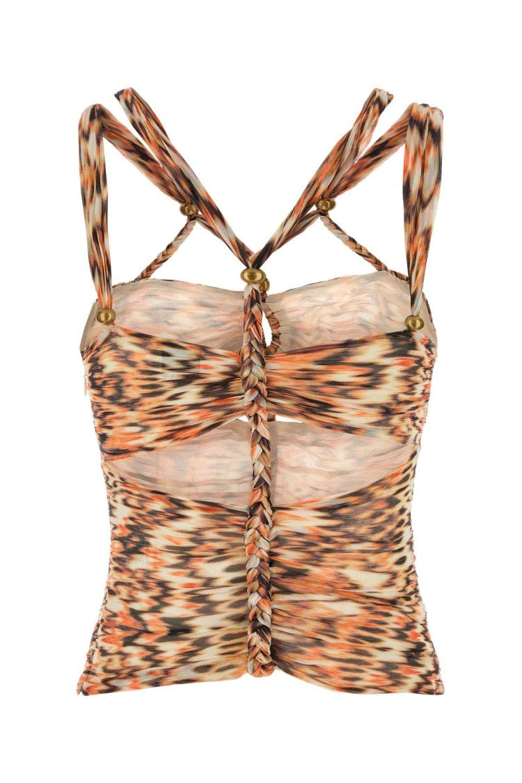 Isabel Marant Printed Silk Revon Top