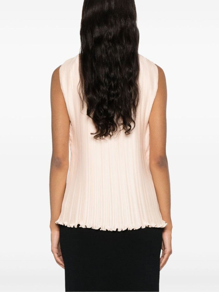 Lanvin Round Neck Sleeveless Top