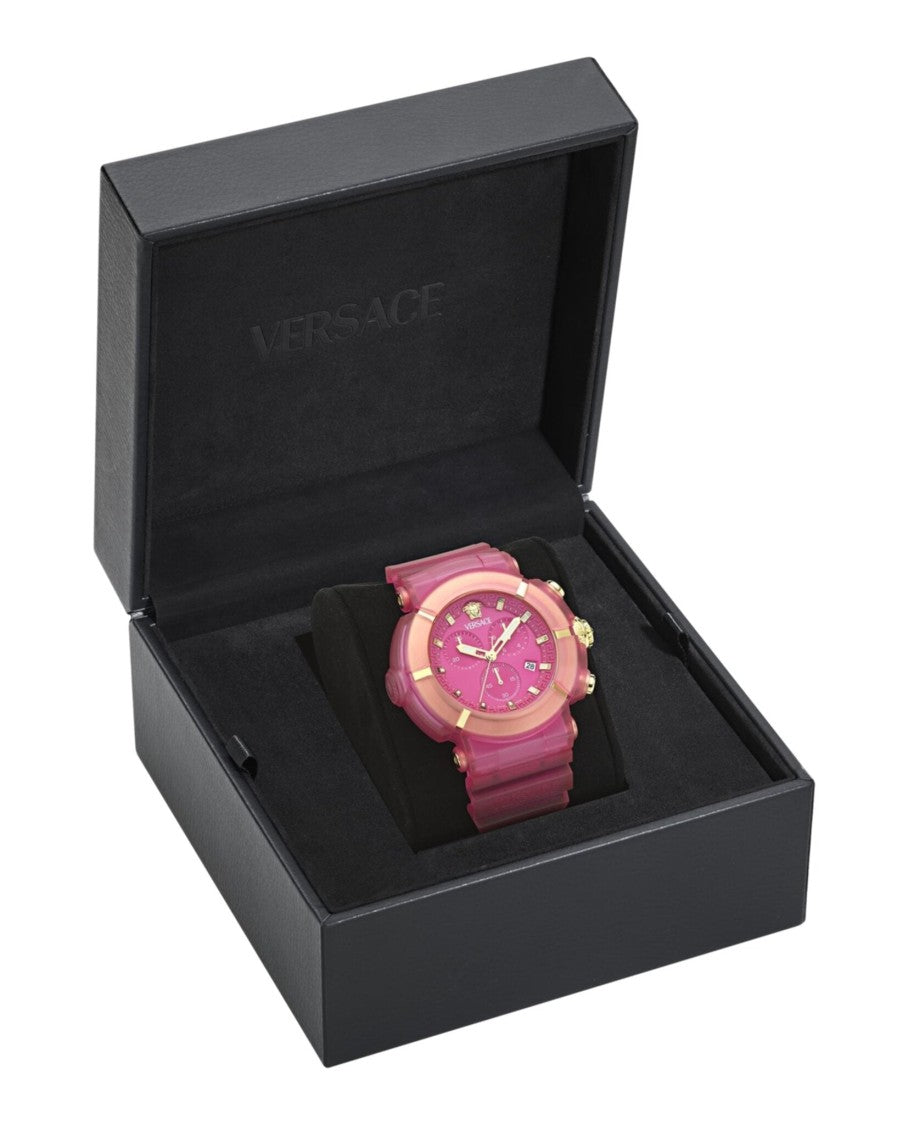 Versace Real Active Chrono Silicone Watch
