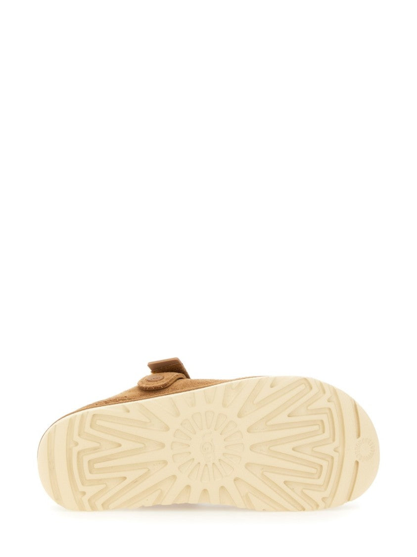 Ugg Slip-On Suede Clogs With Strap