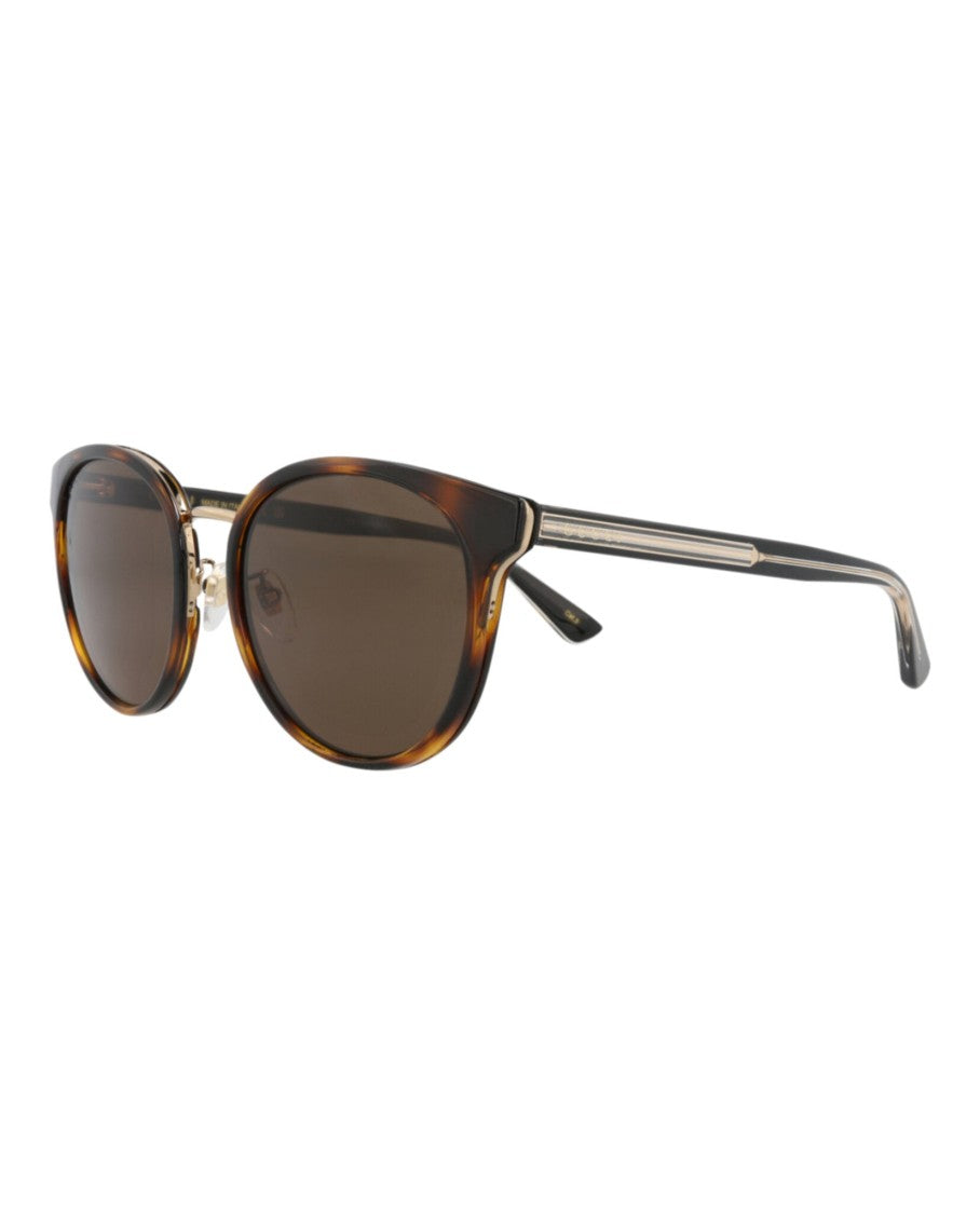 Gucci Round-Frame Acetate Sunglasses