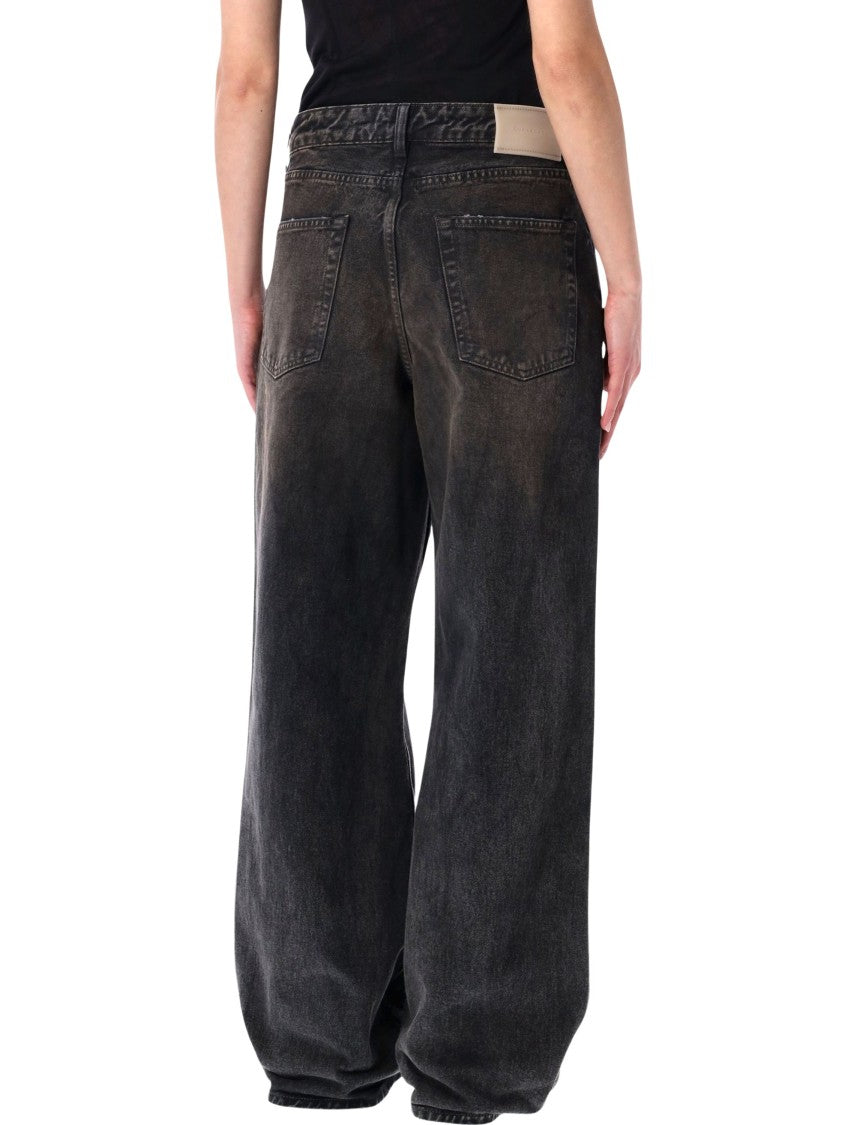 Our Legacy Full Cut Nebula Wash Herringbone Jeans