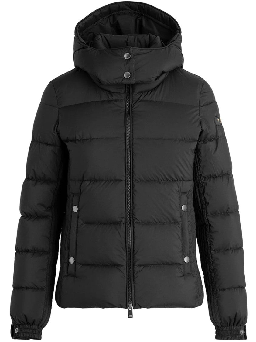 Tatras Mirel Ribbed-Panel High-Collar Down Jacket - Black