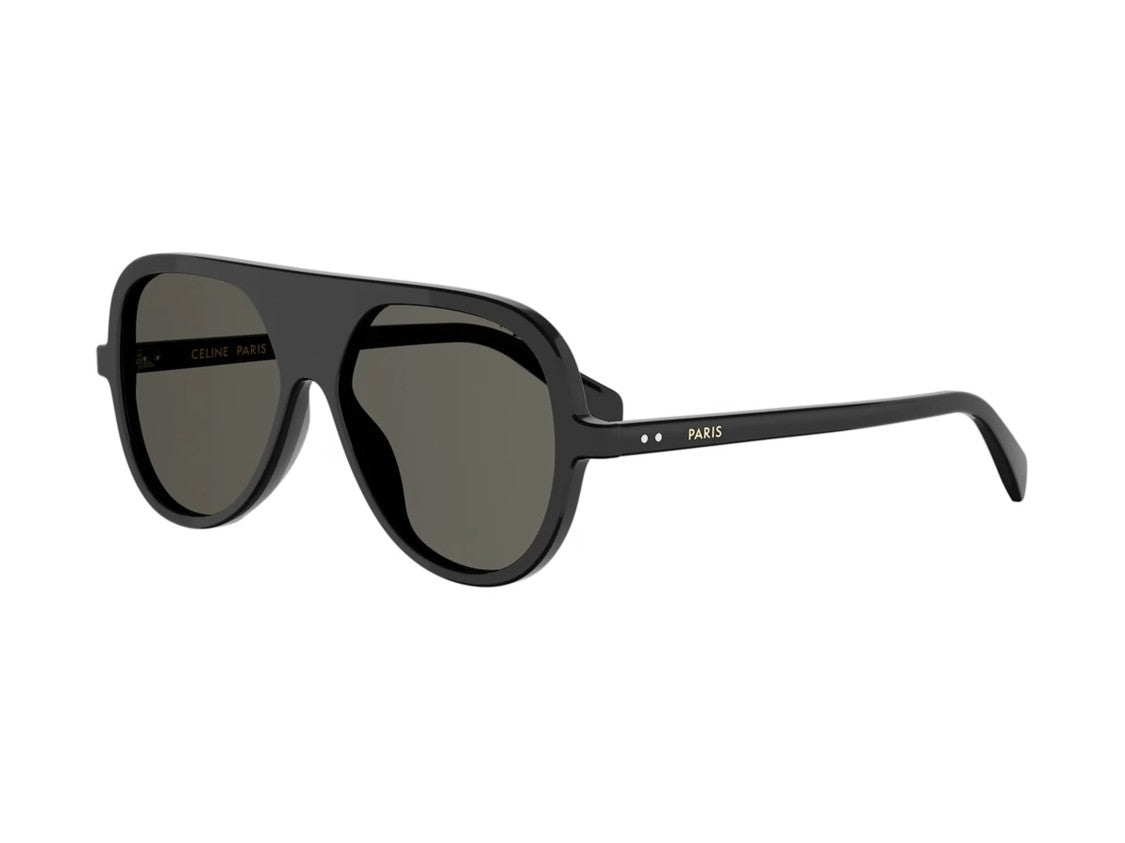 Celine Cl40366i Metallic Accent Square Sunglasses