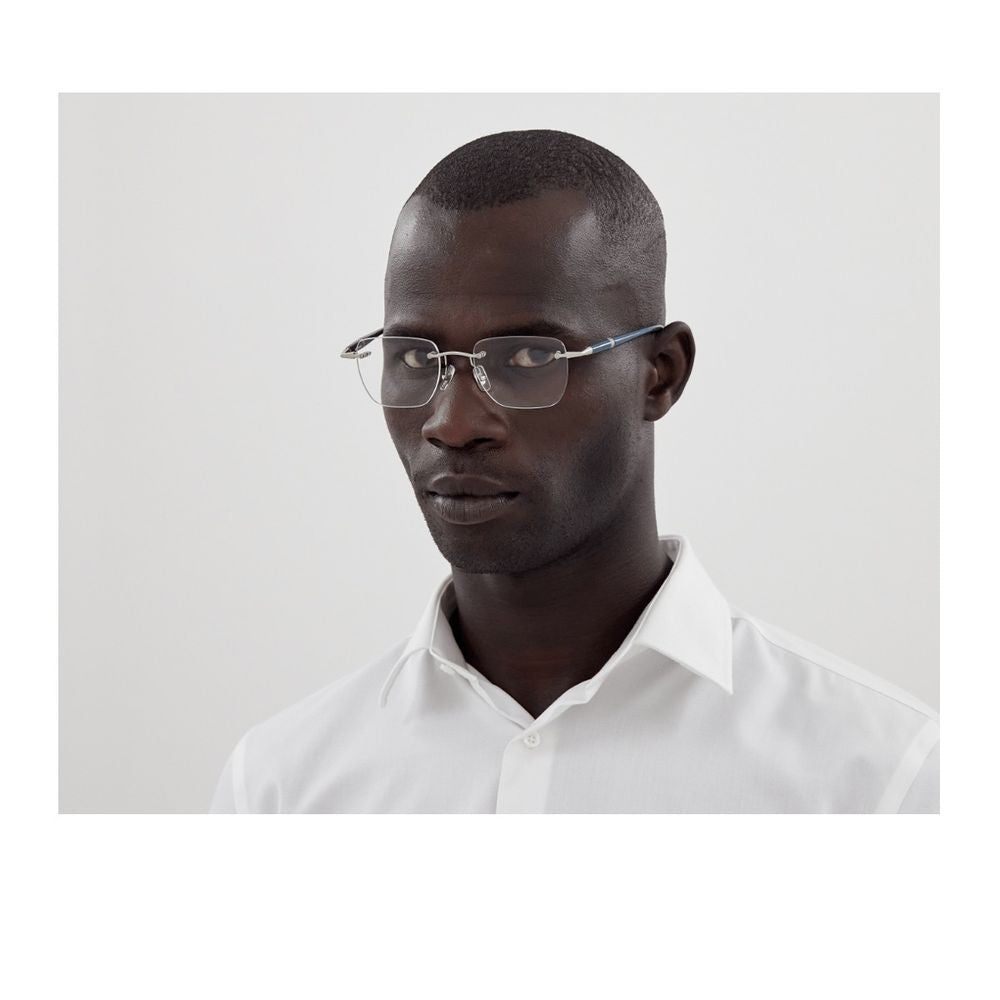 Montblanc Mb0346o Linea Meisterstück Openwork Rectangular Frame Sunglasses