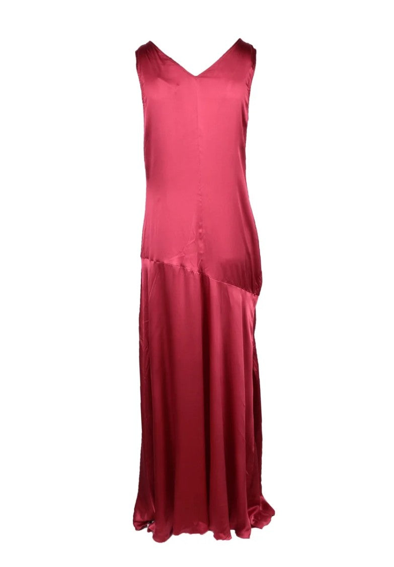 Semi Couture Multicolor Acetate Silk Dress