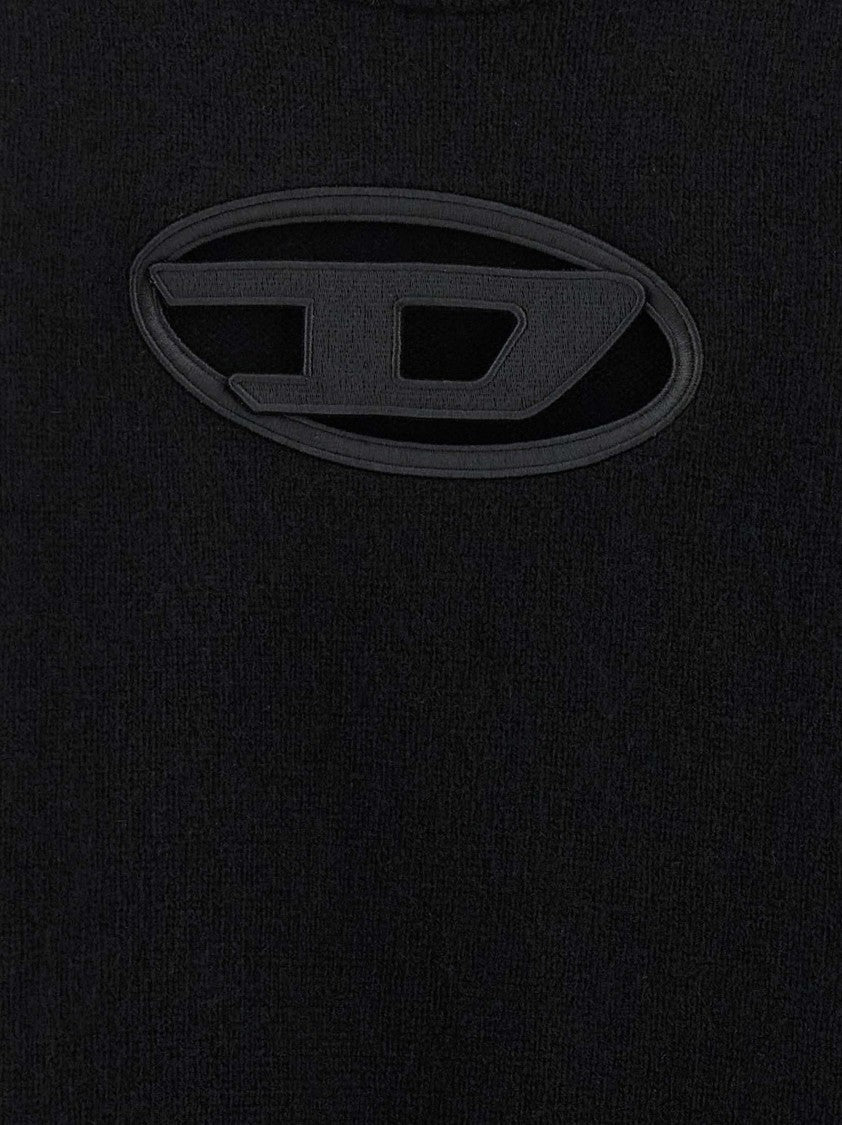 Diesel Slim-Fit Wool And Cashmere Vest With Cut-Out Logo