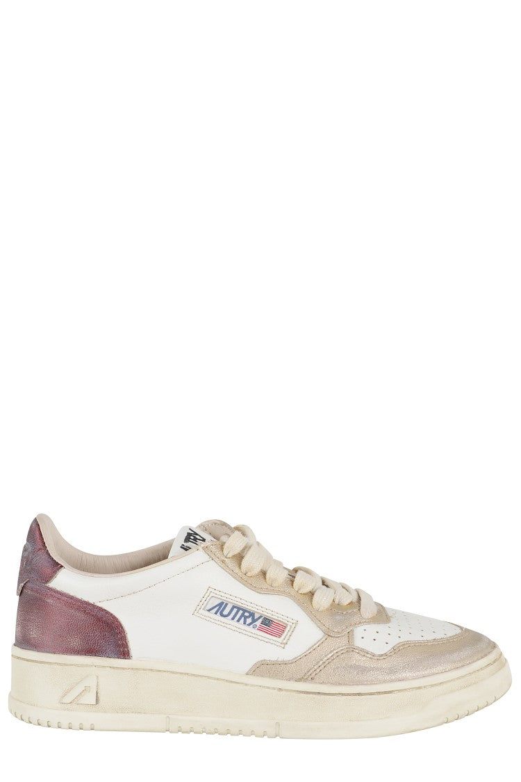 Autry Vintage-Inspired White Sneakers
