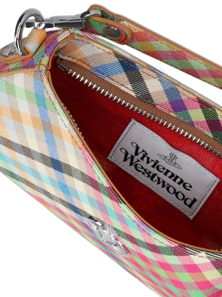 Vivienne Westwood "Tasha" Shoulder Bag In Multicolor Fabric