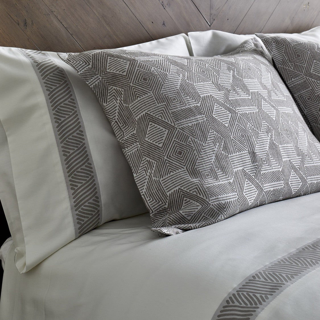 Ann Gish Sashiko Duvet Set - Ash
