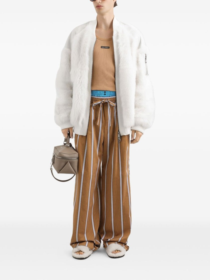 Dolce & Gabbana Beige Cotton Label Tank Top