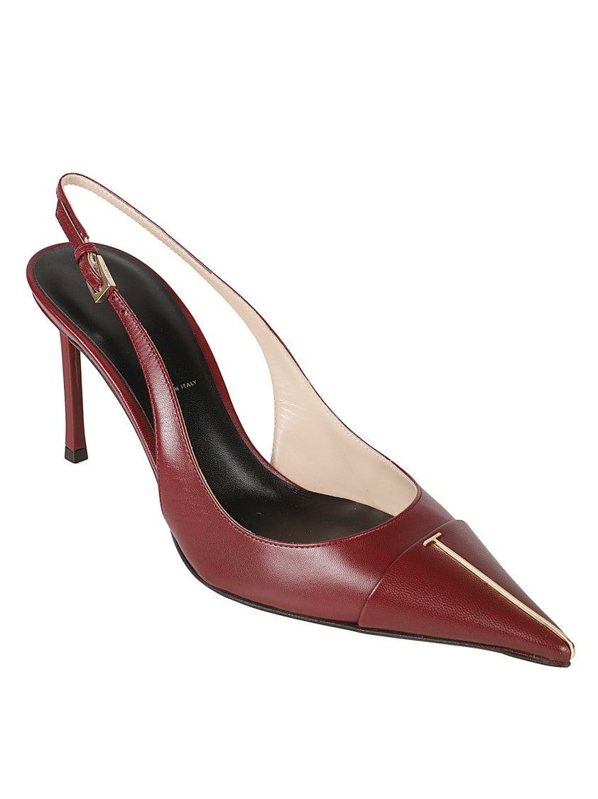 Tom Ford Pointed-Toe Slingback Pumps With Slim Stiletto Heel