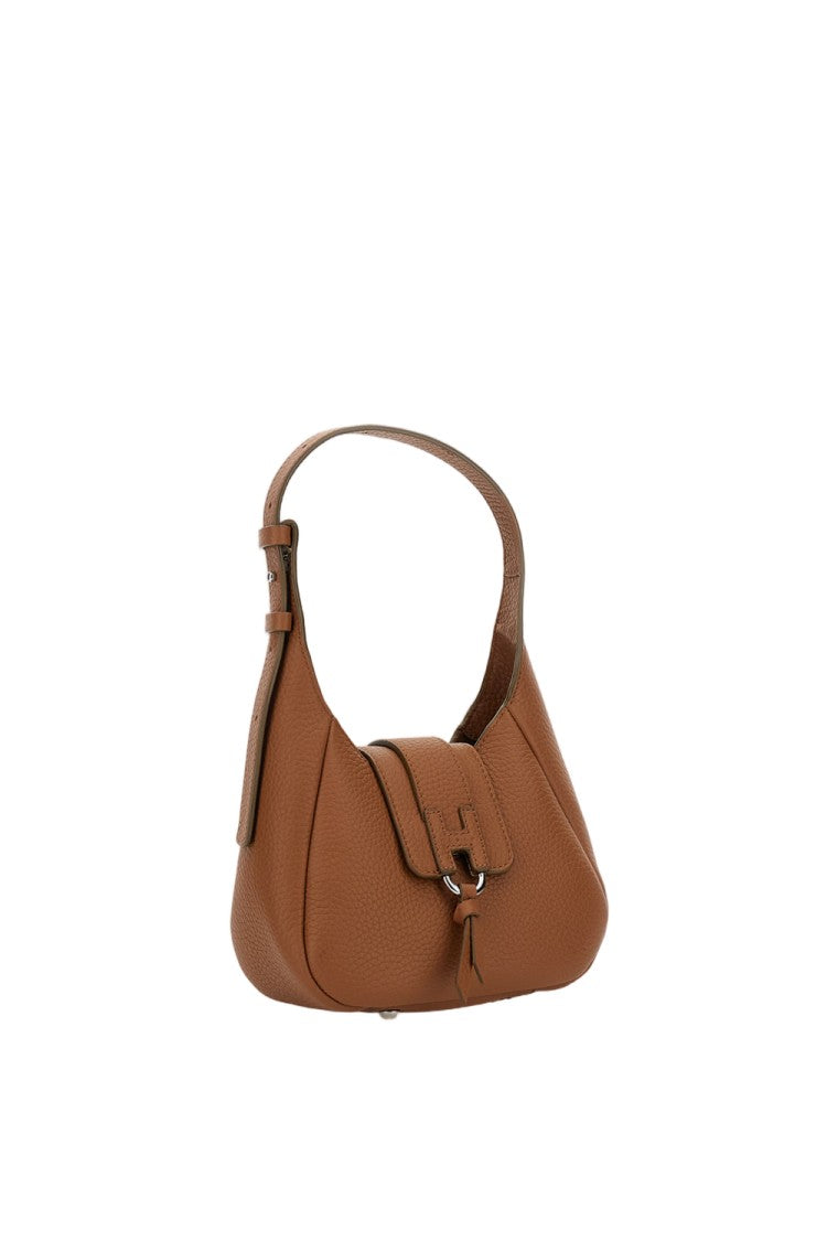 Hogan Classic Brown Handbag With Structured Silhouette