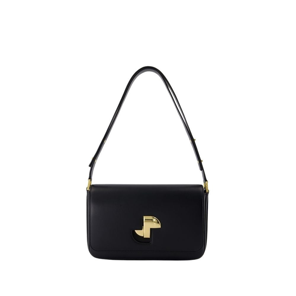 Patou Jp Classic Shoulder Bag - Leather - Black