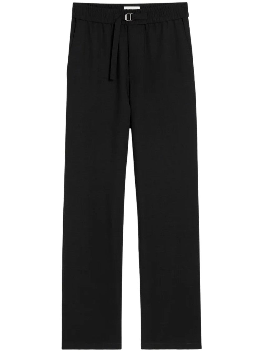 Ami Straight-Leg Wool Trousers