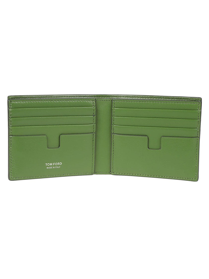 Tom Ford Tumbled Soft Printed Croc T Line Classic Cardholder